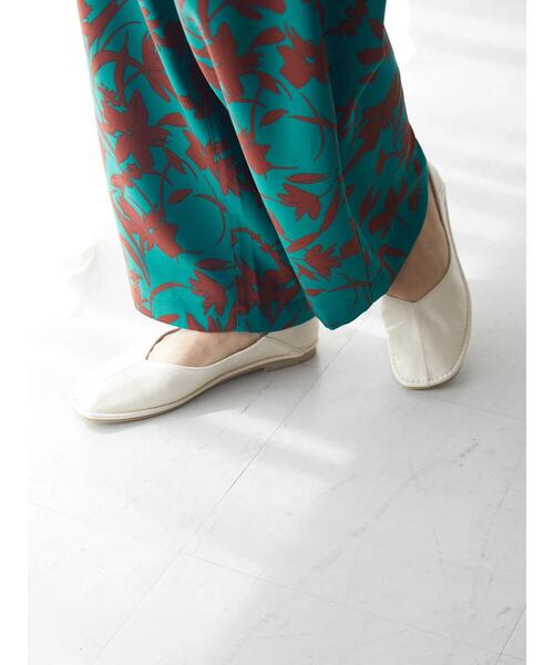 AMERICAN HOLIC(アメリカンホリック)の「ふっくらクッションアウトステッチフラットシューズ(バレエシューズ・レディース・ブラック/アイボリー・M/L/S)」の16枚目の写真