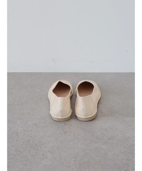 AMERICAN HOLIC(アメリカンホリック)の「ふっくらクッションアウトステッチフラットシューズ(バレエシューズ・レディース・ブラック/アイボリー・M/L/S)」の7枚目の写真