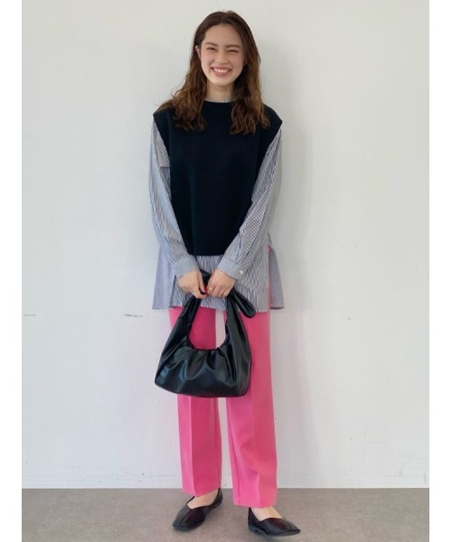 AMERICAN HOLIC(アメリカンホリック)の「ふっくらクッションアウトステッチフラットシューズ(バレエシューズ・レディース・ブラック/アイボリー・M/L/S)」の19枚目の写真