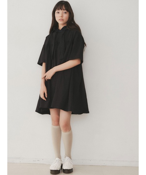 merry jenny（メリージェニー）の「フリルフードワンピース（ワンピース・レディース・オフホワイト/ブラック/グリーン・FREE）」の13枚目の写真