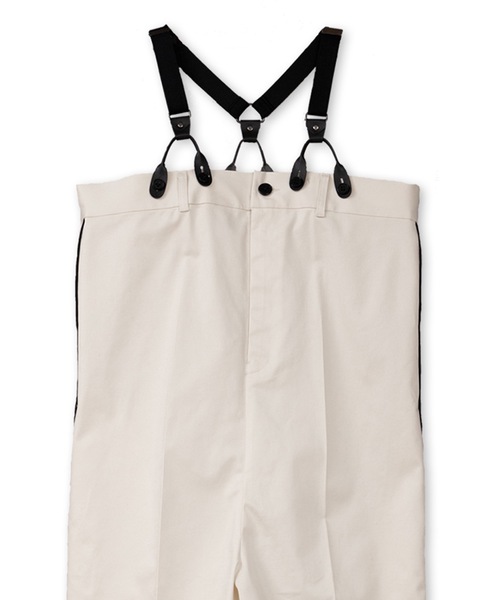 La SRIC（ラスリック）の「La SRIC / サスペンダーオーバーオール（サロペット/オーバーオール・レディース・オフホワイト/ネイビー・38）」の22枚目の写真