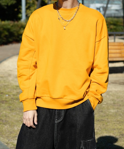 PairPair(ペアペア)の「袖タックプルオーバー(ユニセックス)(スウェット・レディース・イエロー/ブルー/アイボリー・FREE)」の21枚目の写真