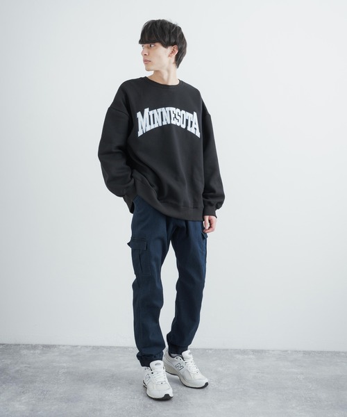 Rocky Monroe（ロッキーモンロー）の「ストレッチツイル テーパード イージージョガーカーゴパンツ ワンマイルウェア 無地（カーゴパンツ・メンズ・ライトブルー/ブラック/カーキ/ワンウォッシュ/チャコール・M/L/XL）」の16枚目の写真