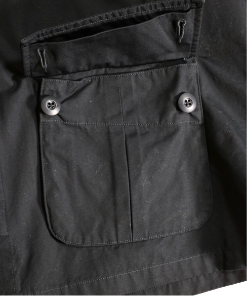 C.E.L.STORE（セルストア）の「MADE IN STANDARD /  メイドインスタンダード FATIGUE CARDIGAN COTTON TYPEWRITER ファティーグカーディガン（ミリタリージャケット・メンズ・ブラック/オリーブ/カーキ・MEDIUM/LARGE）」の11枚目の写真