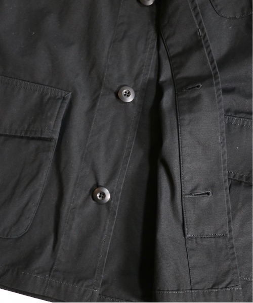 C.E.L.STORE（セルストア）の「MADE IN STANDARD /  メイドインスタンダード FATIGUE CARDIGAN COTTON TYPEWRITER ファティーグカーディガン（ミリタリージャケット・メンズ・ブラック/オリーブ/カーキ・MEDIUM/LARGE）」の13枚目の写真