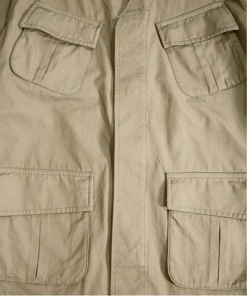 C.E.L.STORE（セルストア）の「MADE IN STANDARD /  メイドインスタンダード FATIGUE CARDIGAN COTTON TYPEWRITER ファティーグカーディガン（ミリタリージャケット・メンズ・ブラック/オリーブ/カーキ・MEDIUM/LARGE）」の18枚目の写真