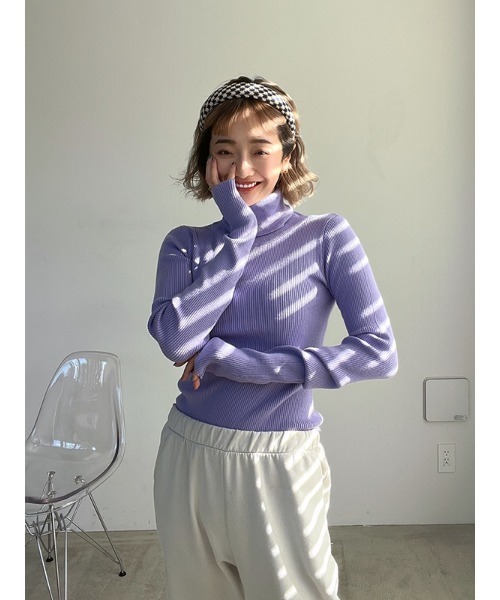 AMAIL（アマイル）の「Fashionabl colorful knit（ニット/セーター・レディース・ピンク/イエロー/ラベンダー・FREE）」の15枚目の写真
