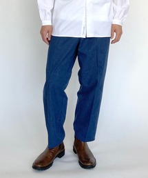 BROOKLYN OVERALL | インディゴツータックパンツ(その他パンツ)