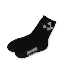 【KIDS】サイドリボンショートソックス