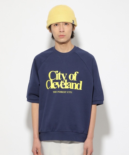 PBLIM(ページボーイリム)の「【PAGEBOYLIM】ハンソデラグランスウェット(Tシャツ/カットソー・レディース・杢グレー/ネイビー・MEDIUM/LARGE)」の16枚目の写真