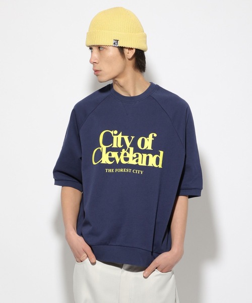 PBLIM(ページボーイリム)の「【PAGEBOYLIM】ハンソデラグランスウェット(Tシャツ/カットソー・レディース・杢グレー/ネイビー・MEDIUM/LARGE)」の7枚目の写真