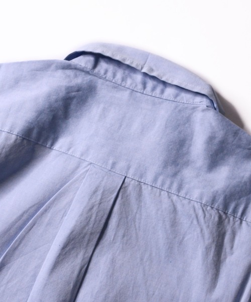 AVIREX（アヴィレックス）の「【WEB&DEPOT限定】ワイド オックスフォード 半袖シャツ/ S/S WIDE OXFORD SHIRT / アヴィレックス / AVIREX（シャツ/ブラウス・メンズ・ホワイト/ネイビー/ライトブルー/サックスブルー/レモンイエロー・MEDIUM/LARGE/X-LARGE）」の15枚目の写真