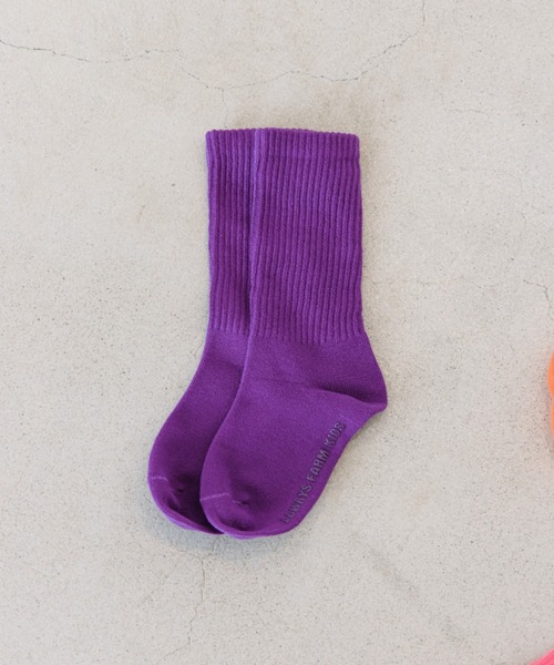 LOWRYS FARM(ローリーズファーム)の「カラーソックス 272884(ソックス/靴下・キッズ・ライトブルー/レッド/ピンク/イエロー/ブルー/グリーン/ピンク系その他/オレンジ/パープル・MEDIUM/LARGE)」の4枚目の写真