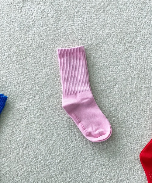 LOWRYS FARM(ローリーズファーム)の「カラーソックス 272884(ソックス/靴下・キッズ・ライトブルー/レッド/ピンク/イエロー/ブルー/グリーン/ピンク系その他/オレンジ/パープル・MEDIUM/LARGE)」の6枚目の写真