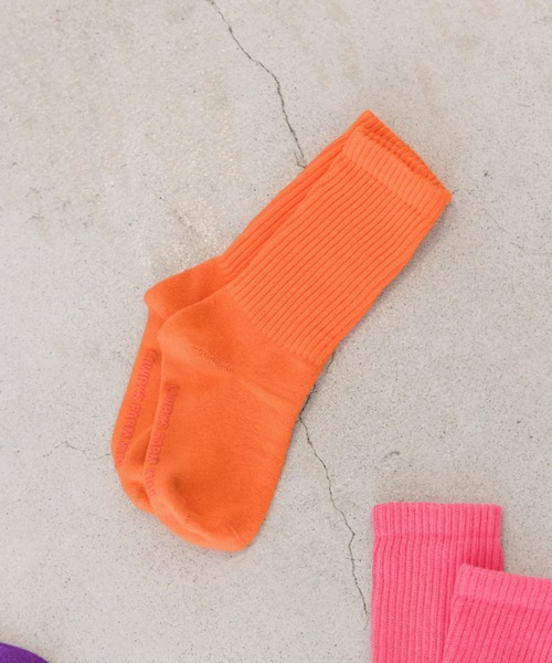 LOWRYS FARM(ローリーズファーム)の「カラーソックス 272884(ソックス/靴下・キッズ・ライトブルー/レッド/ピンク/イエロー/ブルー/グリーン/ピンク系その他/オレンジ/パープル・MEDIUM/LARGE)」の9枚目の写真