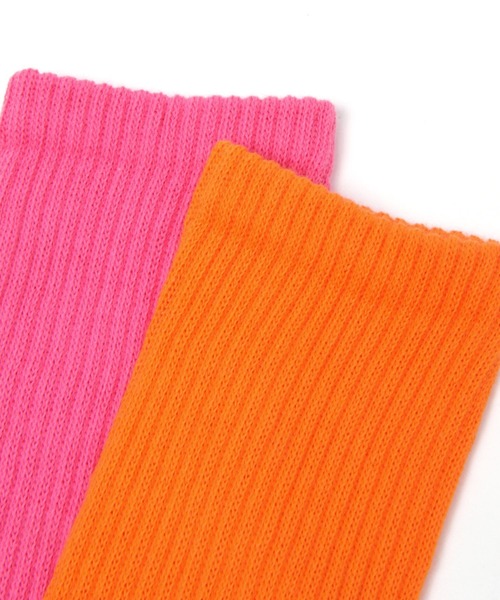 LOWRYS FARM(ローリーズファーム)の「カラーソックス 272884(ソックス/靴下・キッズ・ライトブルー/レッド/ピンク/イエロー/ブルー/グリーン/ピンク系その他/オレンジ/パープル・MEDIUM/LARGE)」の13枚目の写真