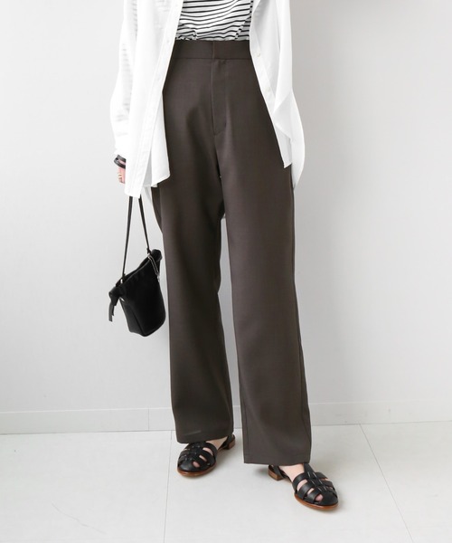 JOURNAL STANDARD relume(ジャーナルスタンダード レリューム)の「ライトストレートパンツ◆(その他パンツ)」|グレー