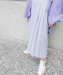 socolla | 【2022SS叶えるシリーズ】MIRANDAサイドプリーツワイドパンツ(その他パンツ)