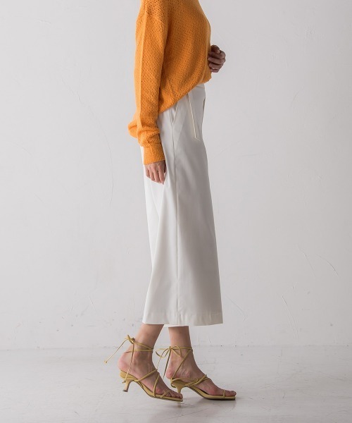 socolla（ソコラ）の「【2022SS叶えるシリーズ】MIRANDAサイドプリーツワイドパンツ（その他パンツ・レディース・ブラック/パープル/オフホワイト・S/M）」の11枚目の写真