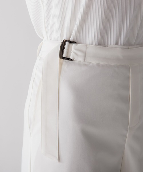 socolla（ソコラ）の「【2022SS叶えるシリーズ】MIRANDAサイドプリーツワイドパンツ（その他パンツ・レディース・ブラック/パープル/オフホワイト・S/M）」の16枚目の写真