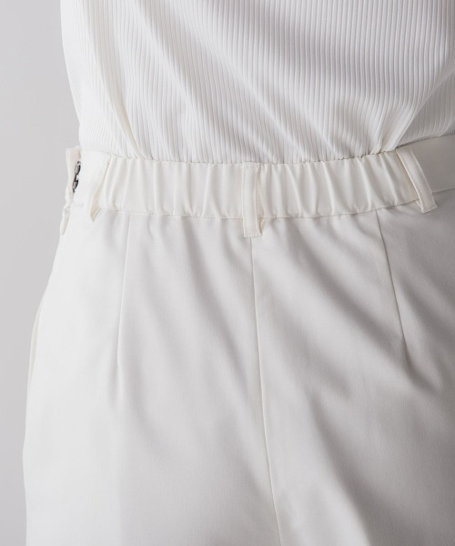 socolla（ソコラ）の「【2022SS叶えるシリーズ】MIRANDAサイドプリーツワイドパンツ（その他パンツ・レディース・ブラック/パープル/オフホワイト・S/M）」の18枚目の写真