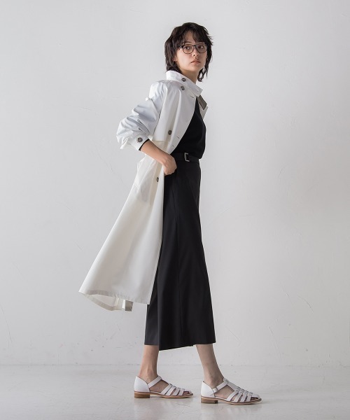 socolla（ソコラ）の「【2022SS叶えるシリーズ】MIRANDAサイドプリーツワイドパンツ（その他パンツ・レディース・ブラック/パープル/オフホワイト・S/M）」の21枚目の写真