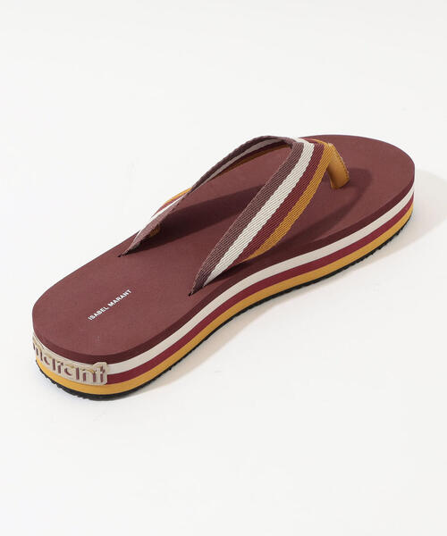 ISABEL MARANT（イザベルマラン）の「ISABEL MARANT TAE ビーチサンダル（サンダル・レディース・グリーン系その他2/レッド系その他2・38/39/36/37）」の6枚目の写真