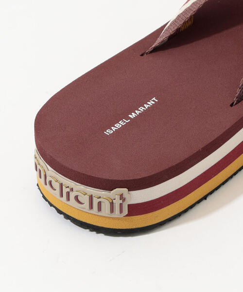 ISABEL MARANT（イザベルマラン）の「ISABEL MARANT TAE ビーチサンダル（サンダル・レディース・グリーン系その他2/レッド系その他2・38/39/36/37）」の8枚目の写真