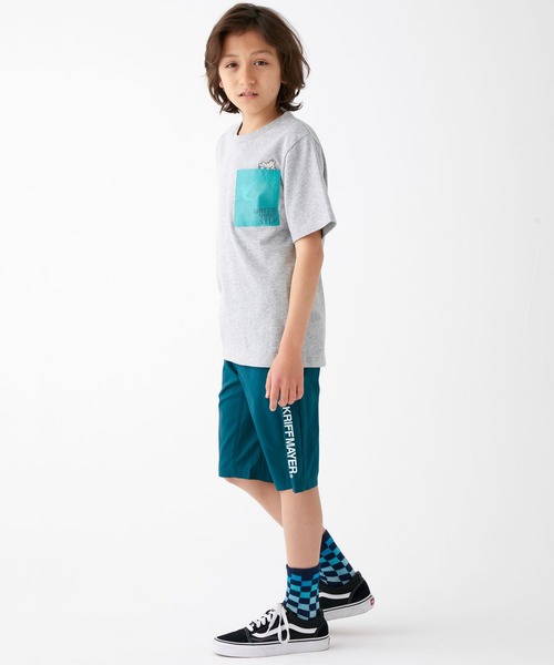 KRIFF MAYER Kid's Collection（クリフメイヤーキッズコレクション）の「さらさらエアーサイドショーツ（その他パンツ・キッズ・チャコール/パープル/ベージュ/レンガ/グリーン・160/150/130/140/170/120）」の11枚目の写真