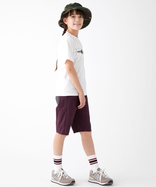 KRIFF MAYER Kid's Collection（クリフメイヤーキッズコレクション）の「さらさらエアーサイドショーツ（その他パンツ・キッズ・チャコール/パープル/ベージュ/レンガ/グリーン・160/150/130/140/170/120）」の17枚目の写真