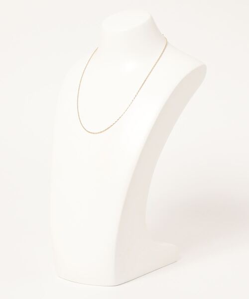 MURUA（ムルーア）の「タイトスネークチェーンネックレス（ネックレス・レディース・シルバー/ゴールド・FREE）」の3枚目の写真