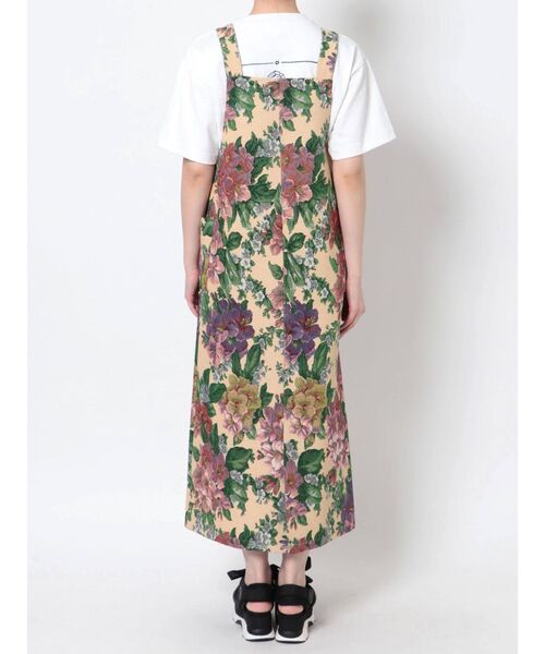 merry jenny(メリージェニー)の「flowerジャガードジャンスカ(ジャンパースカート・レディース・ブラウン/ベージュ・FREE)」の14枚目の写真