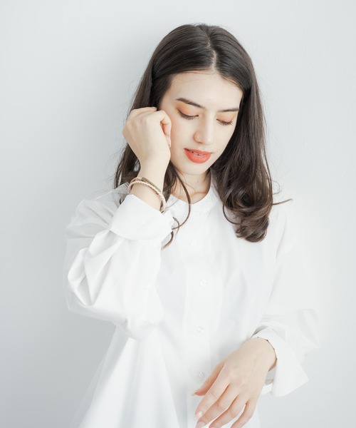 Rocky Monroe(ロッキーモンロー)の「本革プレート編み込み2連レザーブレスレット(ブレスレット・メンズ・ホワイト/ブラック/ブラウン・FREE)」の14枚目の写真