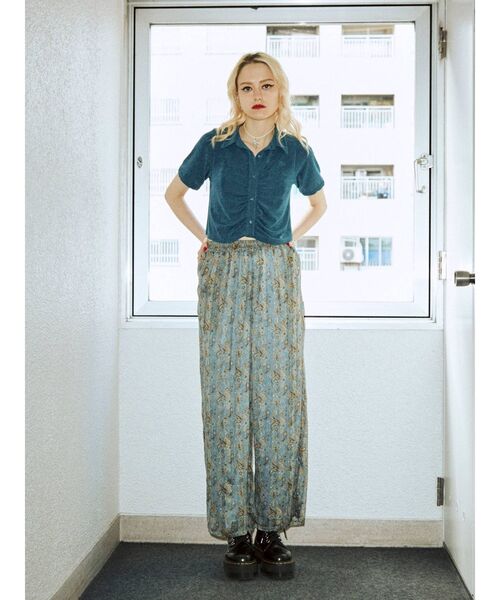 jouetie（ジュエティ）の「ギャザートップス（シャツ/ブラウス・レディース・ブラック/パープル/ブルー・MEDIUM）」の10枚目の写真