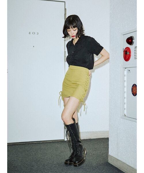 jouetie（ジュエティ）の「ギャザートップス（シャツ/ブラウス・レディース・ブラック/パープル/ブルー・MEDIUM）」の14枚目の写真