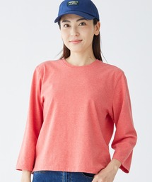 サタデーTシャツ、クルーネック 7分丈袖 米国フィット・レギュラー