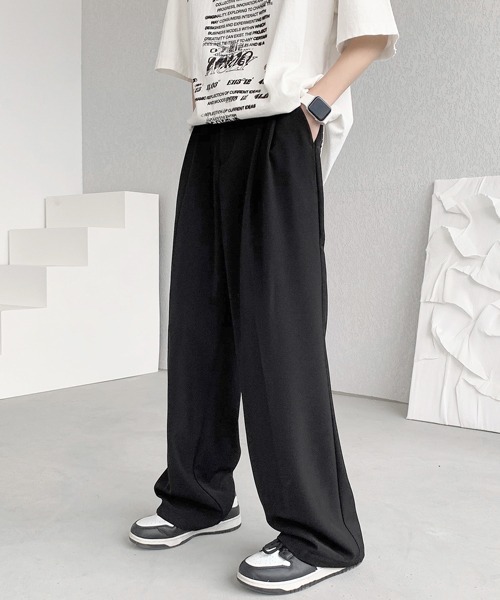 FVLMEN(フルメン)の「【FVLMEN】center crease relax slacks/センター クリース リラックス スラックス(スラックス・メンズ・ブラック/ベージュ/オフホワイト・MEDIUM/LARGE/X-LARGE)」の18枚目の写真