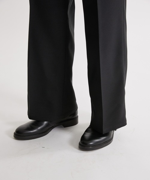 UNITED TOKYO（ユナイテッドトウキョウ）の「シャンブレーワイドフレアパンツ（スラックス・メンズ・グレー/ブラック・1/2/3）」の16枚目の写真