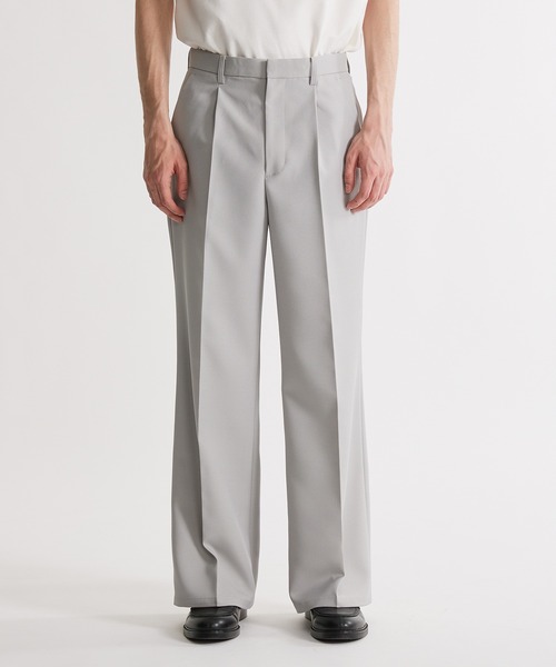 UNITED TOKYO（ユナイテッドトウキョウ）の「シャンブレーワイドフレアパンツ（スラックス・メンズ・グレー/ブラック・1/2/3）」の11枚目の写真