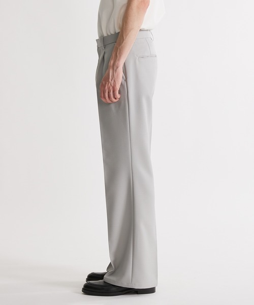 セール】シャンブレーワイドフレアパンツ（スラックス）｜UNITED