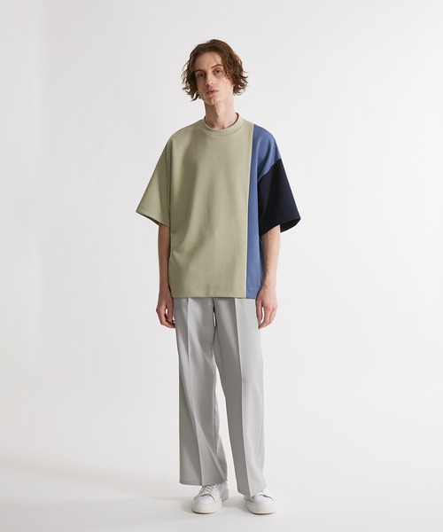 UNITED TOKYO（ユナイテッドトウキョウ）の「シャンブレーワイドフレアパンツ（スラックス・メンズ・グレー/ブラック・1/2/3）」の20枚目の写真