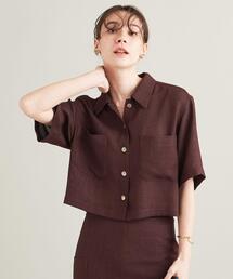 BEAUTY&YOUTH UNITED ARROWS | ポリエステルメッシュ ショート5分袖シャツ -ウォッシャブル-(シャツ/ブラウス)