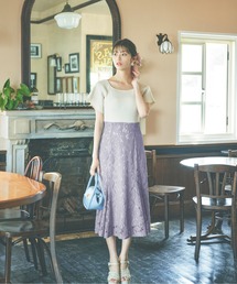 PROPORTION BODY DRESSING | レースニットドッキングワンピース / 1212140509(ワンピース)