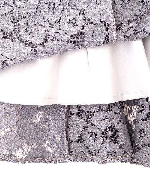 PROPORTION BODY DRESSING(プロポーションボディドレッシング)の「レースニットドッキングワンピース / 1212140509(ワンピース・レディース・ブルー/ブルー系その他/ピンク・SMALL/MEDIUM)」の17枚目の写真