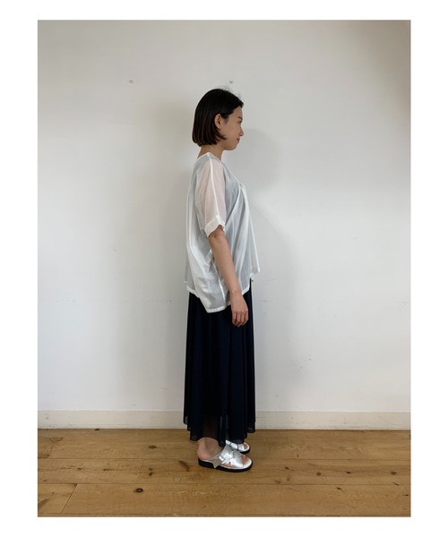 ZUCCa チュールジャージースカート ZUCCa（ズッカ）の「チュールジャージィー/スカート（スカート