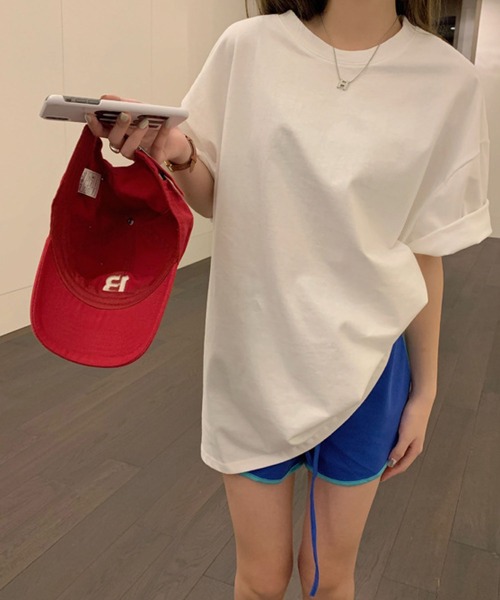 meJane(ミージェーン)の「7ナンバリングバックプリントロゴ大人ハンサムTシャツ【ZOZOTOWN限定】(Tシャツ/カットソー・レディース・ホワイト/ブラック/グレイッシュベージュ・FREE)」の8枚目の写真