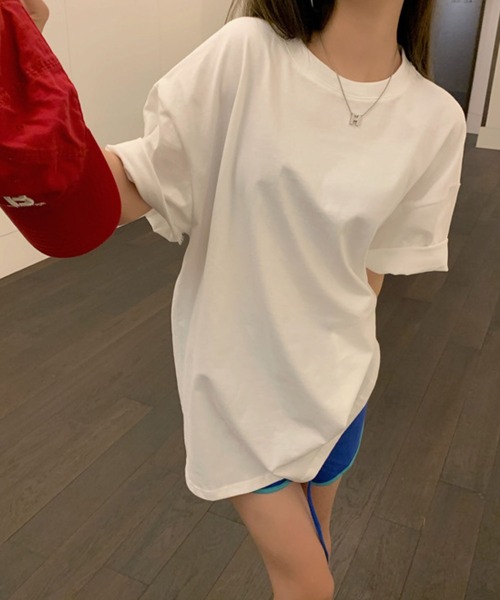 meJane(ミージェーン)の「7ナンバリングバックプリントロゴ大人ハンサムTシャツ【ZOZOTOWN限定】(Tシャツ/カットソー・レディース・ホワイト/ブラック/グレイッシュベージュ・FREE)」の6枚目の写真