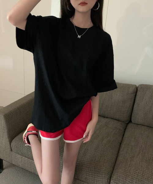 meJane(ミージェーン)の「7ナンバリングバックプリントロゴ大人ハンサムTシャツ【ZOZOTOWN限定】(Tシャツ/カットソー・レディース・ホワイト/ブラック/グレイッシュベージュ・FREE)」の9枚目の写真