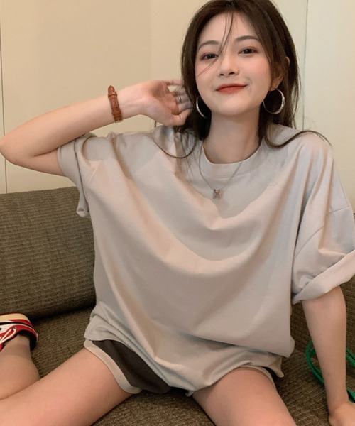 meJane(ミージェーン)の「7ナンバリングバックプリントロゴ大人ハンサムTシャツ【ZOZOTOWN限定】(Tシャツ/カットソー・レディース・ホワイト/ブラック/グレイッシュベージュ・FREE)」の7枚目の写真