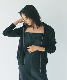 WEB限定/メッシュZIPパーカーカットソー
